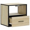 Nástěnné noční stolky 2 ks dub sonoma 40x31x39,5 cm 848737