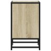 Noční stolky 2 ks dub sonoma 40x31x50 cm kompozitní dřevo a kov 848702