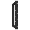 Nohy k jídelnímu stolu ve tvaru U, 2 ks, černé, 90 x (72-73) cm, ocel 4012800