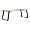 Nohy k jídelnímu stolu ve tvaru U, 2 ks, černé, 90 x (72-73) cm, ocel 4012800