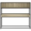 Konzolový stolek dub sonoma 90x35x80 cm kompozitní dřevo 849170