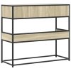 Konzolový stolek dub sonoma 90x35x80 cm kompozitní dřevo 849170
