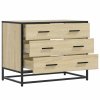Komoda se zásuvkami sonoma dub 70x41x56 cm kompozitní dřevo 849075