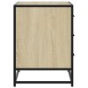 Komoda se zásuvkami sonoma dub 70x41x56 cm kompozitní dřevo 849075