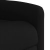 Zvedací polohovací křeslo černé textil 3303136