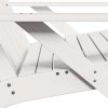 Zahradní židle Adirondack bílá 2 ks 75x77x77 cm borovice 859333