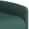 Elektrické zvedací masážní polohovací křeslo zelené textil 3303230