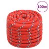 Lodní lano červené 20 mm 100 m polypropylen 152422