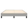 Rám postele s boxspringem světle šedý 140 x 200 cm textil 3120516