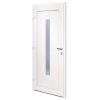 Vchodové dveře bílé 98 x 208 cm PVC 3157076