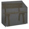Plachty na zahradní lavice 2 ks 8 oček 130 x 70 x 70/88 cm PE 3155389