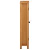 Úložná skříňka 50 x 22 x 110 cm masivní dubové dřevo 329926