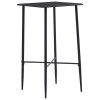 Barový stůl černý 60 x 60 x 111 cm MDF 281549