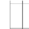vidaXL 5dílný paraván bílý 250x220 cm textil 350202