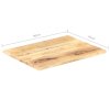 Stolní deska masivní mangovníkové dřevo 25–27 mm 90 x 70 cm 286029