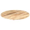 Stolní deska masivní mangovníkové dřevo kulatá 15–16 mm 60 cm 286001