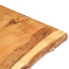 Stolní deska masivní akáciové dřevo 80 x (50–60) x 3,8 cm 286330