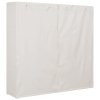 Šatní skříň bílá 173 x 40 x 170 cm textil 248198