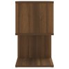 Noční stolek hnědý dub 50 x 30 x 51,5 cm kompozitní dřevo 815832