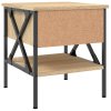 Noční stolky 2 ks dub sonoma 40 x 42 x 45 cm kompozitní dřevo 825956