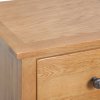 Vysoká komoda se zásuvkami 45x32x110 cm masivní dubové dřevo 329924