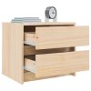 Noční stolky 2 ks 40 x 31 x 35,5 cm masivní borové dřevo 836136