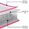 Nafukovací cvičební podložka s pumpou 600x100x10 cm PVC růžová 91921