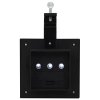 Zahradní solární lampy 6 ks LED čtvercové 12 cm černé 44468