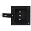 Zahradní solární lampy 6 ks LED čtvercové 12 cm černé 44468