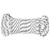 Splétané lodní lano bílé 4 mm x 100 m polyester 152753