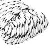 Splétané lodní lano bílé 4 mm x 100 m polyester 152753
