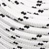 Splétané lodní lano bílé 14 mm x 25 m polyester 152779