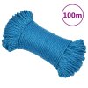 Pracovní lano modré 3 mm 100 m polypropylen 152959