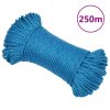 Pracovní lano modré 6 mm 250 m polypropylen 152965