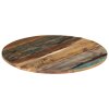 Kulatá stolní deska 70 cm 15–16 mm masivní recyklované dřevo 286034