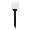 Zahradní solární lampy 8 ks LED kulovité 15 cm RGB 277125