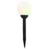 Zahradní solární lampy 8 ks LED kulovité 15 cm RGB 277125