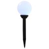 Zahradní solární lampy 8 ks LED kulovité 15 cm RGB 277125