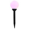 Zahradní solární lampy 8 ks LED kulovité 15 cm RGB 277125