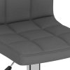 Barová židle tmavě šedá textil 334230