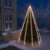 Světelná síť na vánoční stromek 400 studených bílých LED 400 cm 328892