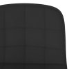 Barové židle 2 ks černé textil 333951