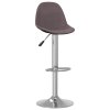 Barové židle 2 ks taupe textil 333390