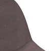 Barové židle 2 ks taupe textil 333390