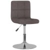 Otočné jídelní židle 2 ks taupe textil 334218