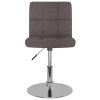 Otočné jídelní židle 2 ks taupe textil 334218