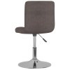 Otočné jídelní židle 2 ks taupe textil 334218