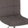 Otočné jídelní židle 2 ks taupe textil 334218