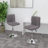Otočné jídelní židle 2 ks taupe textil 334218