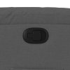Polohovací křeslo tmavě šedé textil 373463